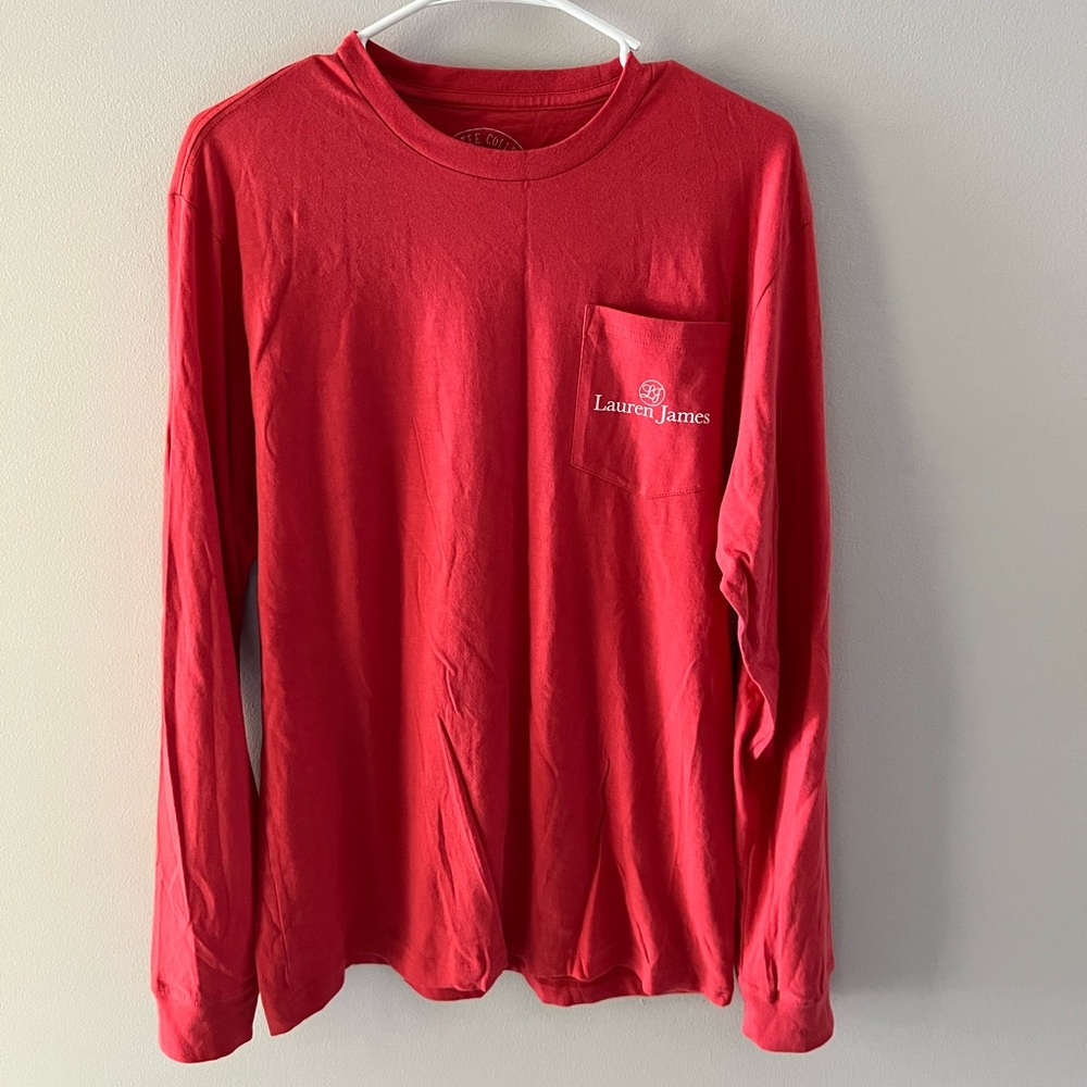 Lauren James Burnt Red Long Sleeve Tee